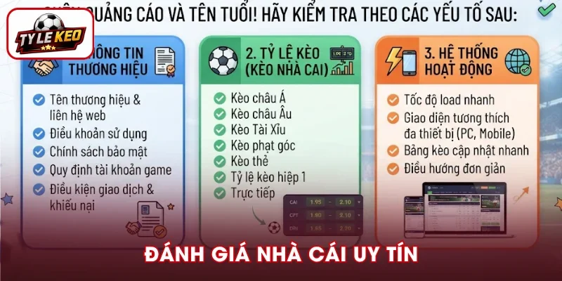 Cách đánh giá nhà cái uy tín, chất lượng để tham gia