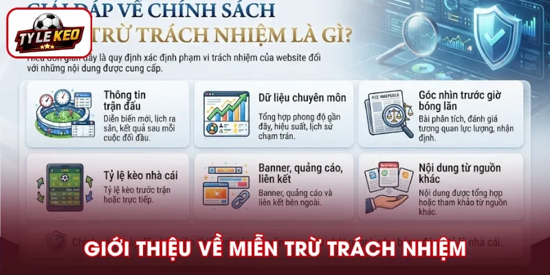 Thông tin về miễn trừ trách nhiệm Tỷ Lệ Kèo