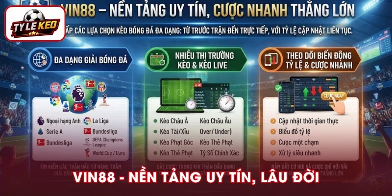 Vin88 – Nền tảng uy tín, cược nhanh thắng lớn