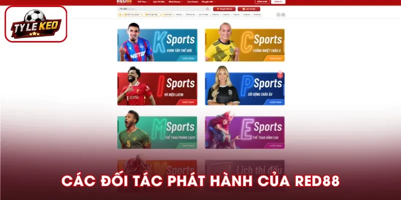 Các nhà phát hành thể thao nổi bật tại RED88
