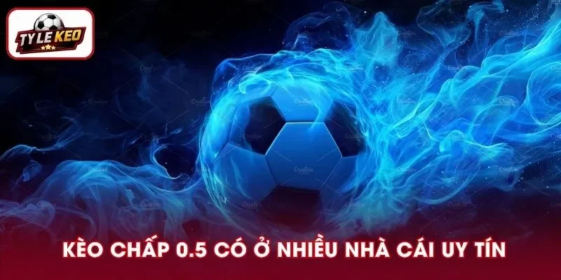 Kèo chấp 0.5 được triển khai cược ở hầu hết các nhà cái uy tín