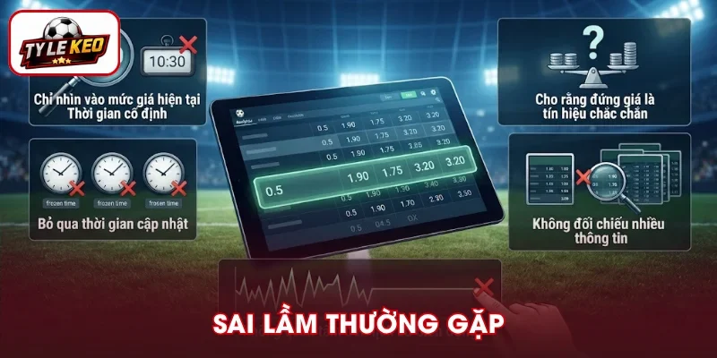 Những lỗi dễ mắc khi theo dõi kèo đứng giá là gì