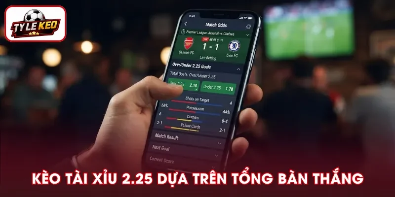 Kèo Tài Xỉu 2.25 là cách tính kết quả dựa trên số pha lập công