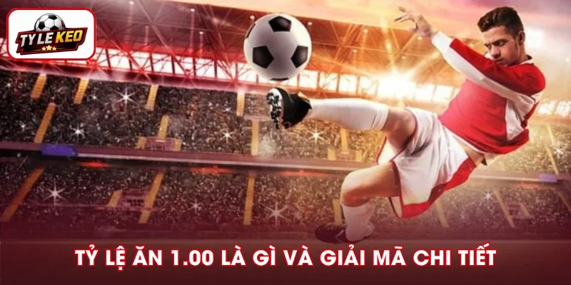 Tỷ Lệ Ăn 1.00 Là Gì? Giải Mã Con Số Trên Bảng Kèo Chi Tiết